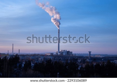 winter waste incinerator in Prague