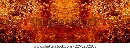 macro cola background,Background of cola with ice and bubbles. Side view background of refreshing cola flavored soda with carbonated with vintage tone,Thailand, Turkey - Middle East, Cola, Soda, Bubbl Royalty-Free Stock Photo #2293232103