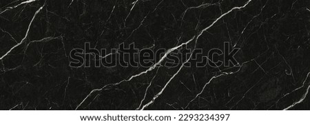 black Granite Marble Background, Royal Black and white vain marble stone, natural pattern texture background and use for interiors tile, luxury design with high resolution, Modern floor  decoration. Royalty-Free Stock Photo #2293234397