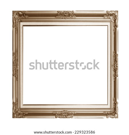Photo frame isolated on a white background.