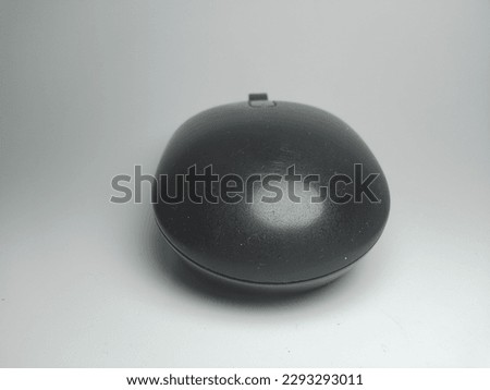 
An elegant black computer mouse device