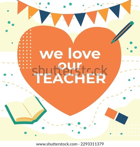 World Teacher’s Day Poster Design