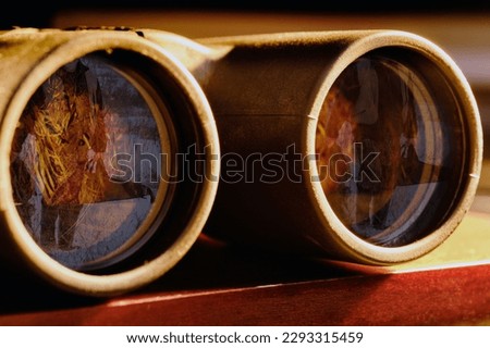 reflections of past hunts in the lenses of old hunting binoculars