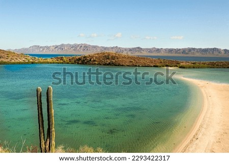 
View of El Requeson beach in Baja California Sur in Mexico Royalty-Free Stock Photo #2293422317
