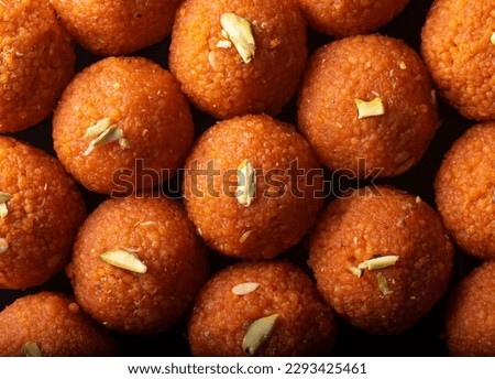 Motichoor Laddoo is a famous Indian Sweet  Royalty-Free Stock Photo #2293425461