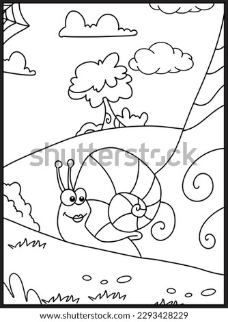 Cute Bugs and Insects Coloring page