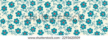 Ethnic style floral colorful seamless pattern. Can be printed and used as wrapping paper, wallpaper, textile, fabric. Ethnic embroidery. Indian, Scandinavian, Gypsy, Mexican. Ukrainian pattern.