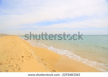 A wonderful beach in Ras Sidr, and clear skies