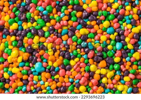Sugary Sweet Rainbow Nerdy Candy in a Bowl