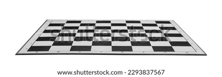 Empty color game checkerboard isolated on white