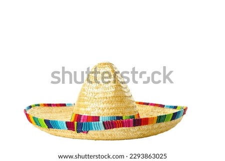 Concept of Cinco de mayo, isolated on white background Royalty-Free Stock Photo #2293863025