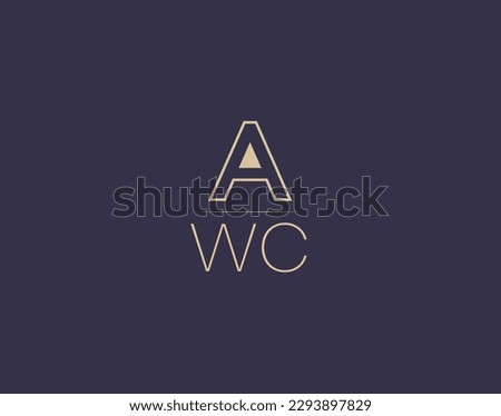 AWC-LETTER Stock Vector Images - Avopix.com