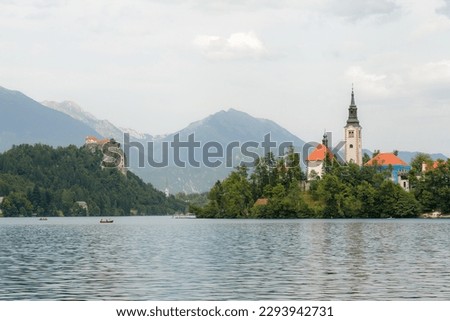 View on lake Bled in Slovenia