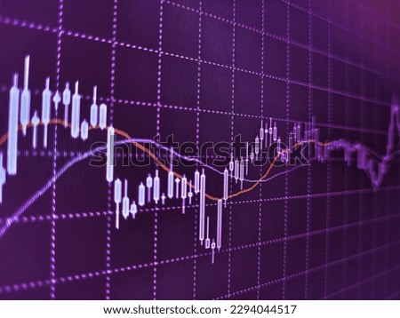 Share price quotes. Background stock chart. Price chart bars. Forex trading graph and candlestick chart suitable for financial investment concept