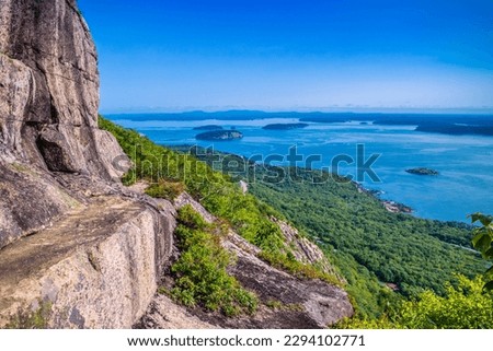 The Precipice Trail in Acadia National Park, Maine Royalty-Free Stock Photo #2294102771