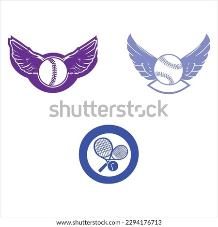 Sports Ball Logo Design Vector