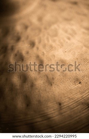 Close up of drum cymbal texture. Royalty-Free Stock Photo #2294220995