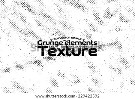 Grunge texture - stock vector template easy to use