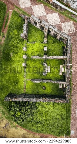 Colonial Buildings Abandoned Old Architecture Urban Historic Site Village Town City Coast Maranhao Sao Luis Brazil Northeast North Church Windows Nature Streets Parks Landscape Natural Trees Drone MA