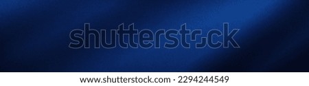 Silk satin fabric. Navy blue color. Abstract dark elegant background with space for design. Soft wavy folds. Drapery. Gradient. Light lines. Shiny. Shimmer. Glow.Template. Wide banner. Panoramic.  Royalty-Free Stock Photo #2294244549