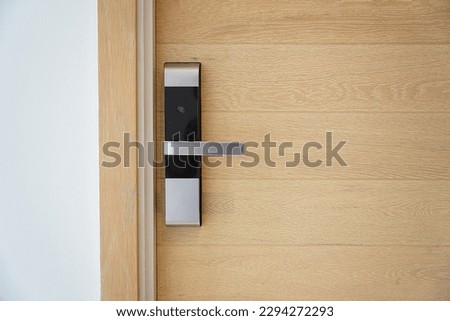 Digital door lock security systems for good safety of hotel or apartment door. 