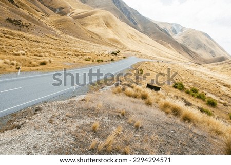 
Photo taken on a mountain road in New Zealand