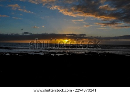 sunset over the sea, beautiful photo digital picture