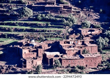 view of old town in Morocco Africa, beautiful photo digital picture