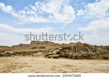 landscape with rocks and blue sky, photo as a background, digital image