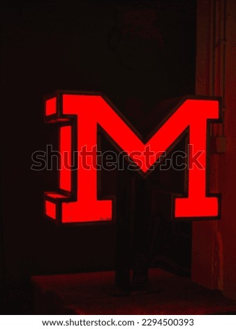 A neon red interior M