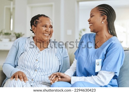 Getting this understood. Shot of a nurse speaking to her female patient. Royalty-Free Stock Photo #2294630423