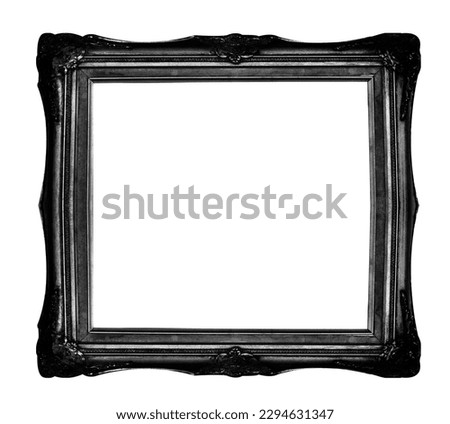 photo frame isolated on white background surface interior design