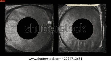 Vinyl Record Inner Paper Sleeves mockup           Royalty-Free Stock Photo #2294713651