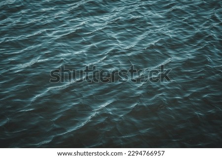 Blue Water Rippling with waves