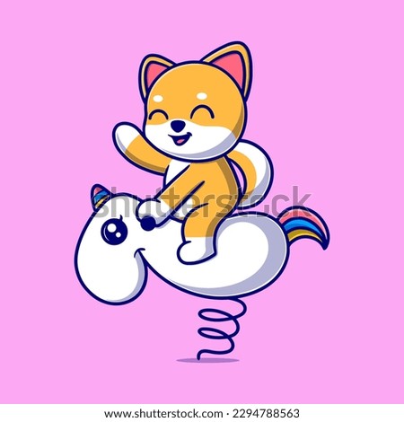 Free vector cute happy dog cartoon icon illustration. animal icon concept isolated. flat cartoon style