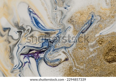 Golden morning. Pastel shade of color with the addition of golden sequins. Beautiful wallpaper. MARBLE ART. Dawn art. Wonderful wallpaper. Painting pattern. Fine art. Fashion, magic, fantasy style. 