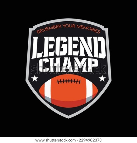 Legend Champ badge sports logo