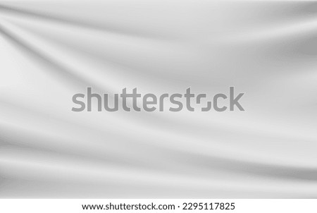vector textile fabric banner mockup Royalty-Free Stock Photo #2295117825