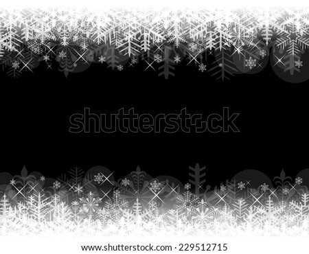 Abstract Christmas background with black copy space.