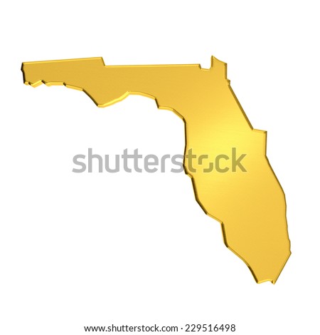 Florida golden Map