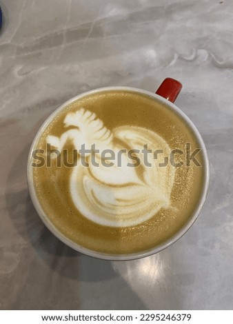 An abstract latte won't change the taste