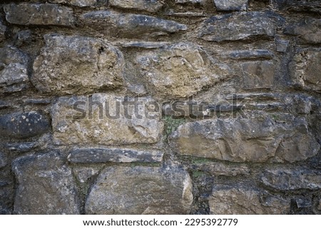 Old british stone wall texture. 