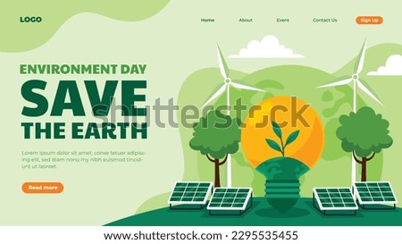 world environment day background. Happy Environment day. 5 June. June 5. World environment and earth day concept. banner, poster, template. world environment day celebration. save planet earth concept Royalty-Free Stock Photo #2295535455