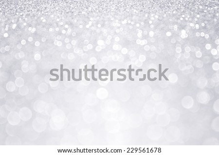 Abstract silver and white glitter sparkle confetti background or shiny party invite for happy birthday gala, Christmas design, falling winter snow pattern, anniversary bling or bridal wedding texture Royalty-Free Stock Photo #229561678