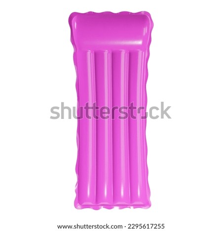 isolated pool raft. inflatable mattress realistic illustration Royalty-Free Stock Photo #2295617255