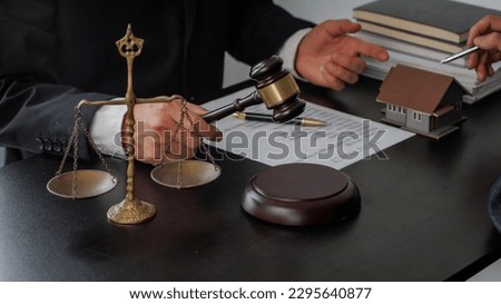 judge and justice lawyer Businessman in suit or lawyer working on documents Law, advice and justice.