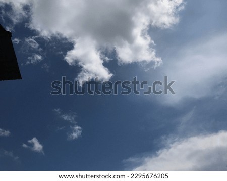 Summer blue sky cloud gradient light white background. Beauty clear cloudy in sunshine calm bright winter air background. Gloomy vivid cyan landscape in environment day horizon skyline view spring win