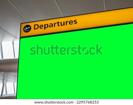Revolutionizing Airport Advertising: Captivate Travelers with an Interactive Marketing Billboard Featuring Green Screen. Engaging Calls-to-Action and Amplify Your Message with a Green Screen Billboard