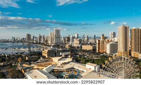 Cityscape of Manila the capital of the Philippines Royalty-Free Stock Photo #2295822907