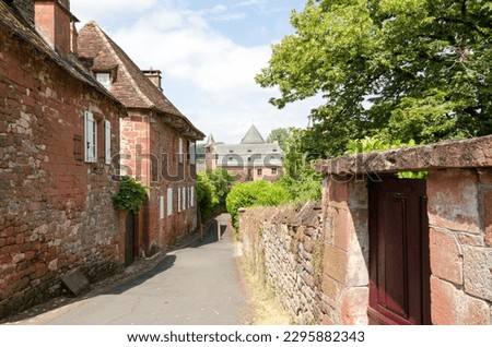 Pictures of a small town called Collonges-la-Rouge 